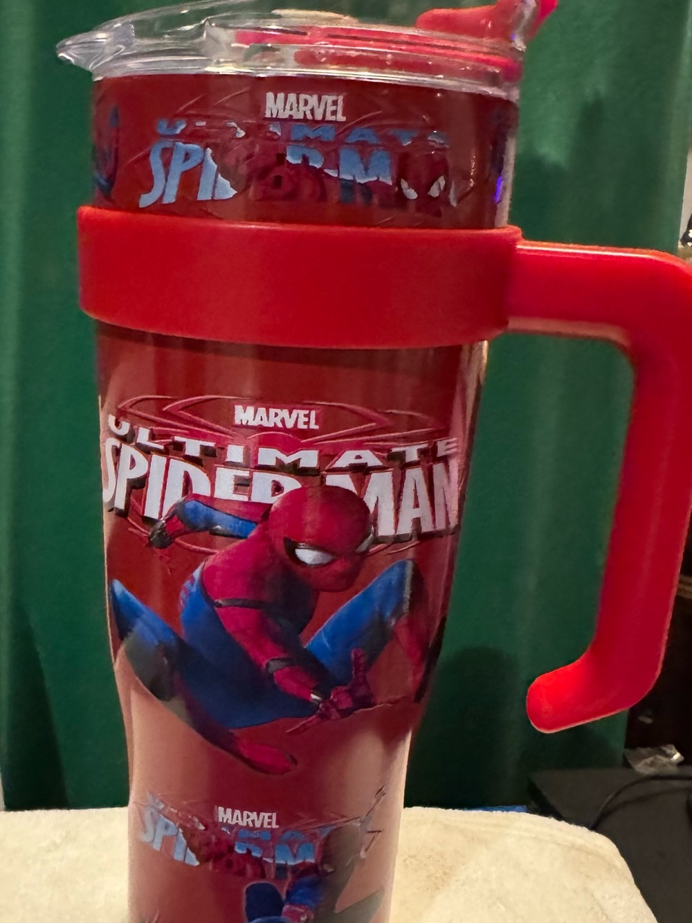 Marvel Spider-Man Red and Blue Travel Mug with Handle